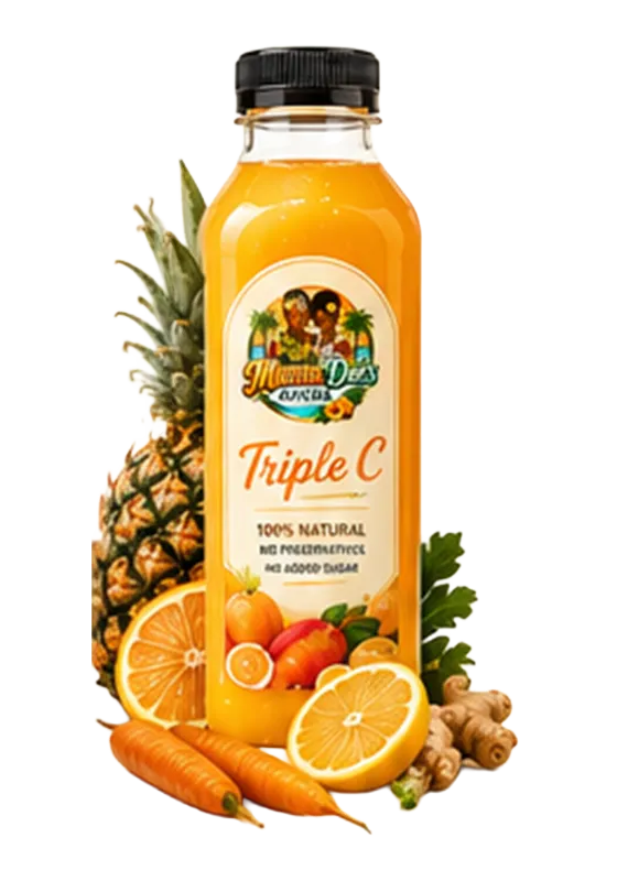 4 Leaf Clover juice bottle